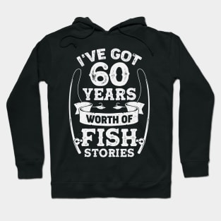 Fishing Fisherman 60 Years Old Birthday Gift Hoodie